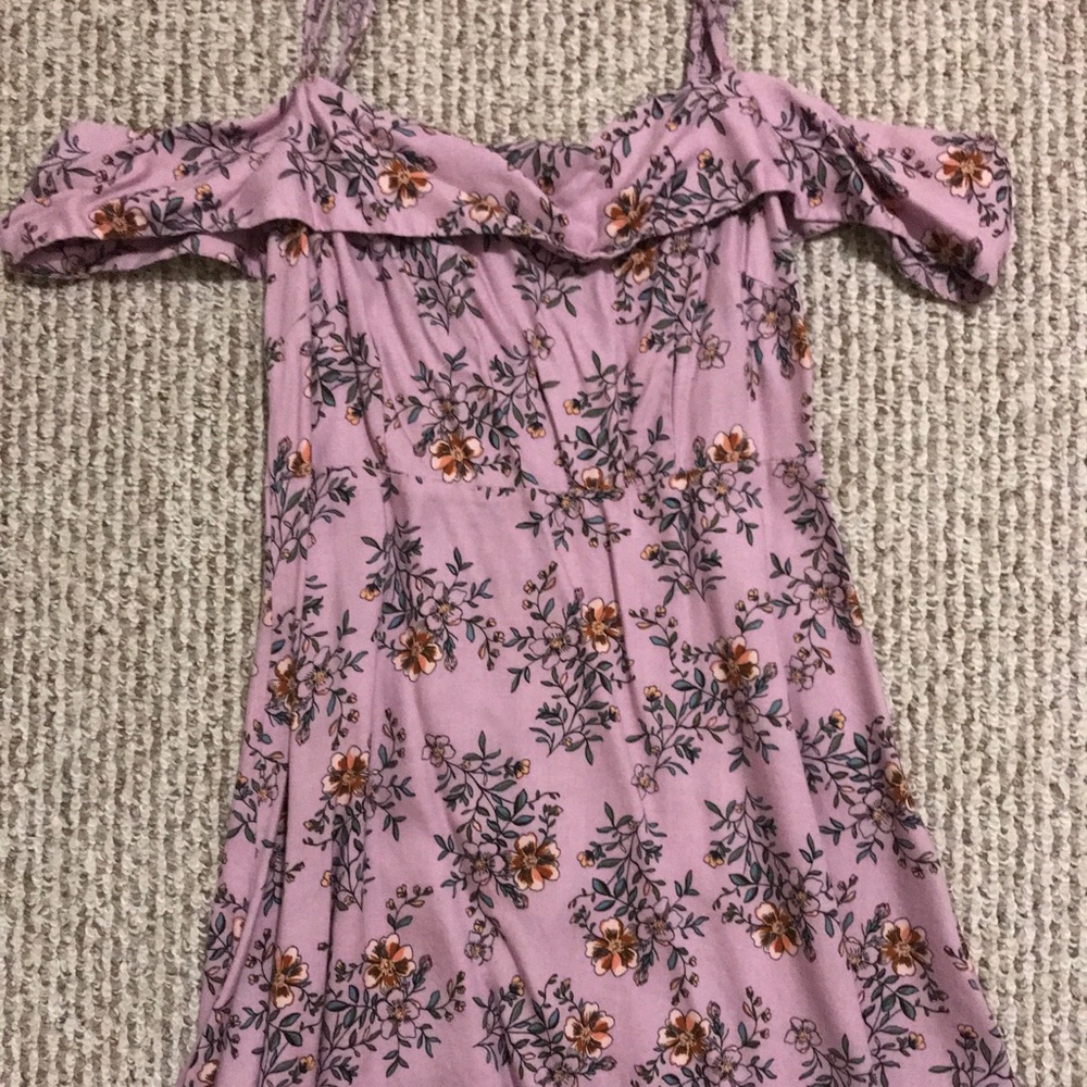 Rose/Pink floral dress